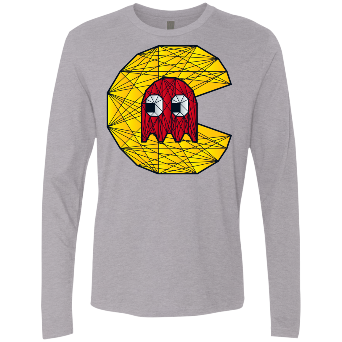 Poly Pac Man Men's Premium Long Sleeve