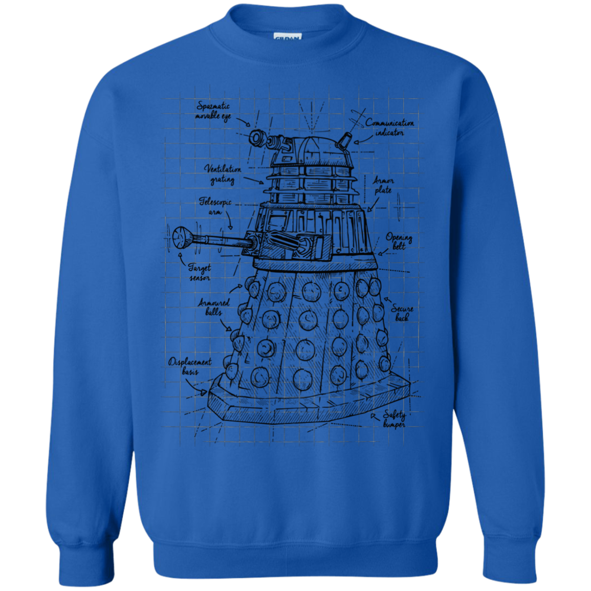 Dalek Plan Crewneck Sweatshirt