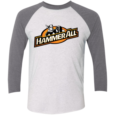 Hammerall Men's Triblend 3/4 Sleeve