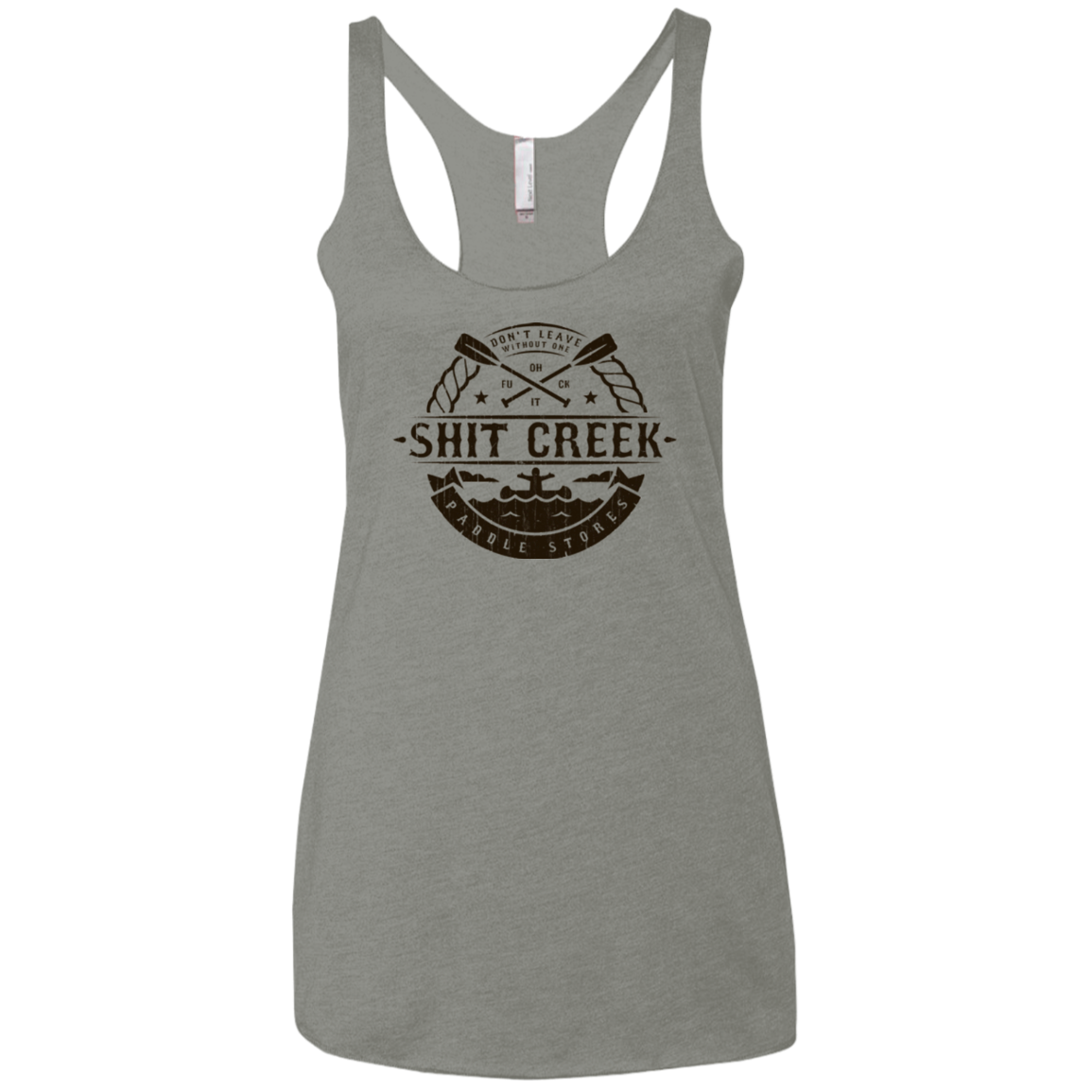 Shit Creek Women's Triblend Racerback Tank