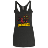 Tacolands Women's Triblend Racerback Tank