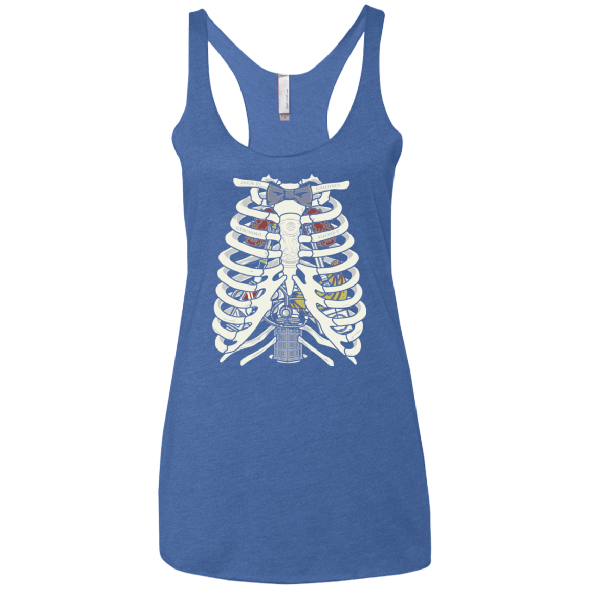 Doctor Inside Women's Triblend Racerback Tank