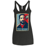 Yes Negan Women's Triblend Racerback Tank