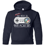 Evolve Today! Play More SNES Youth Hoodie