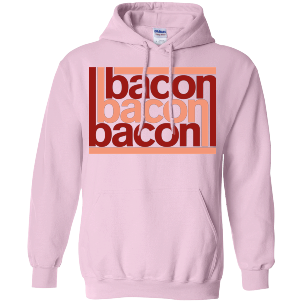 Bacon-Bacon-Bacon Pullover Hoodie