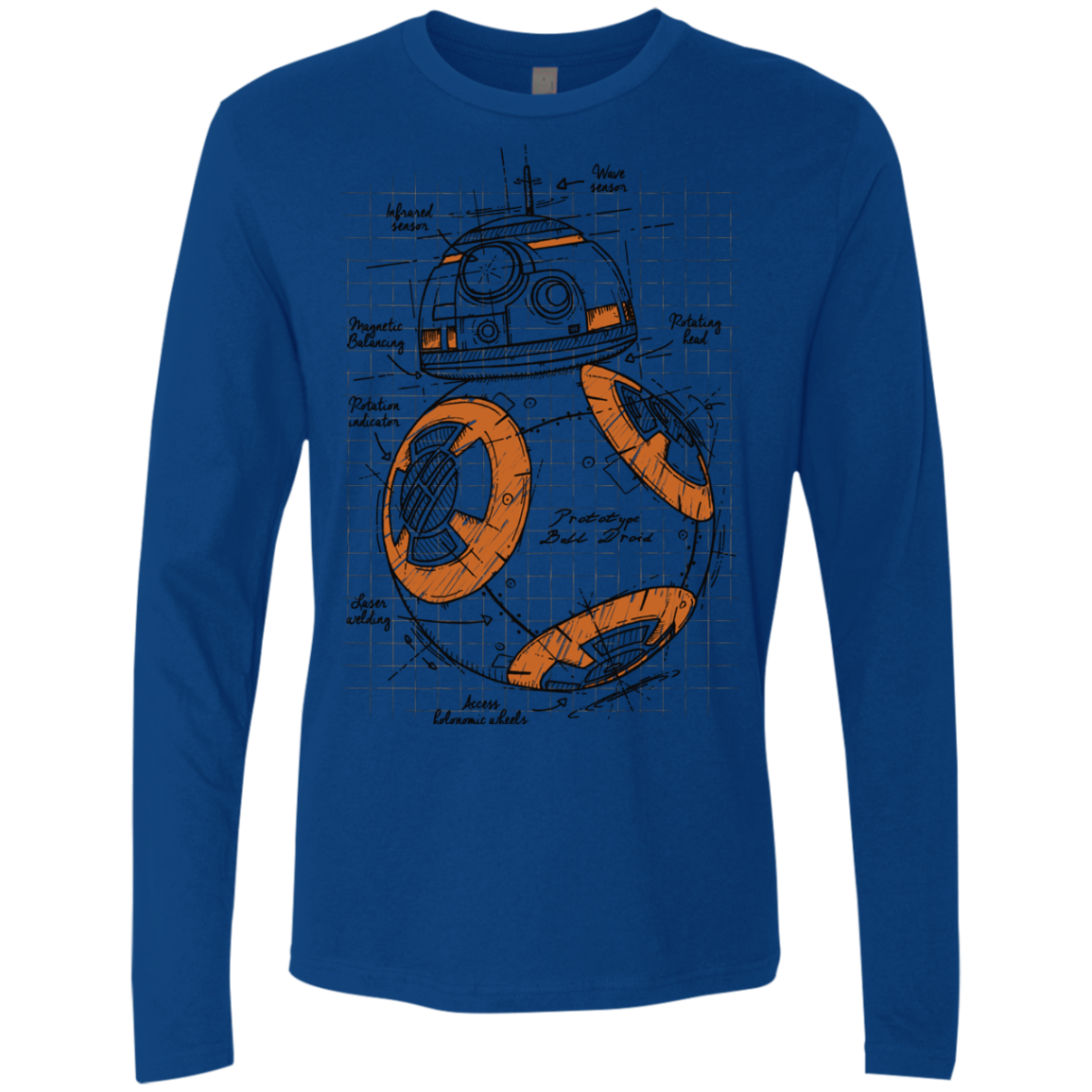 BB-8 Plan Men's Premium Long Sleeve