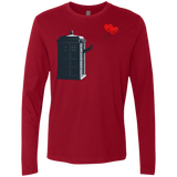 Dr Banksy Heart Balloon Men's Premium Long Sleeve