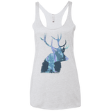 Deer Cannibal Women's Triblend Racerback Tank