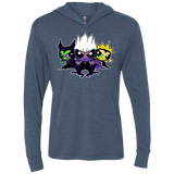 Villain Puff Girls Triblend Long Sleeve Hoodie Tee