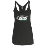 Miami Dilly Dilly Women's Triblend Racerback Tank