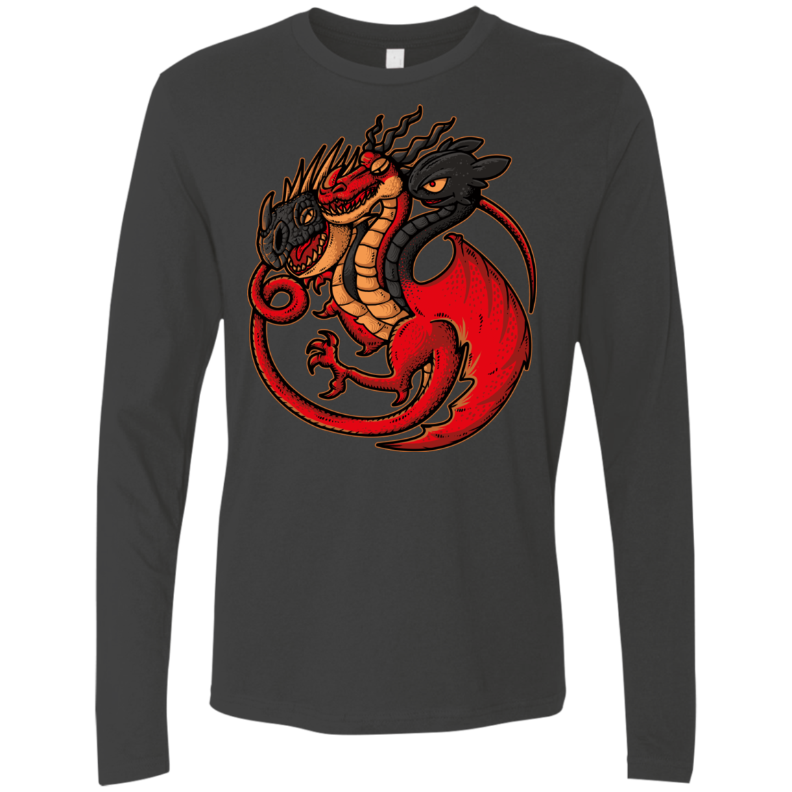FIRE BLOOD AND TRAINING Men's Premium Long Sleeve