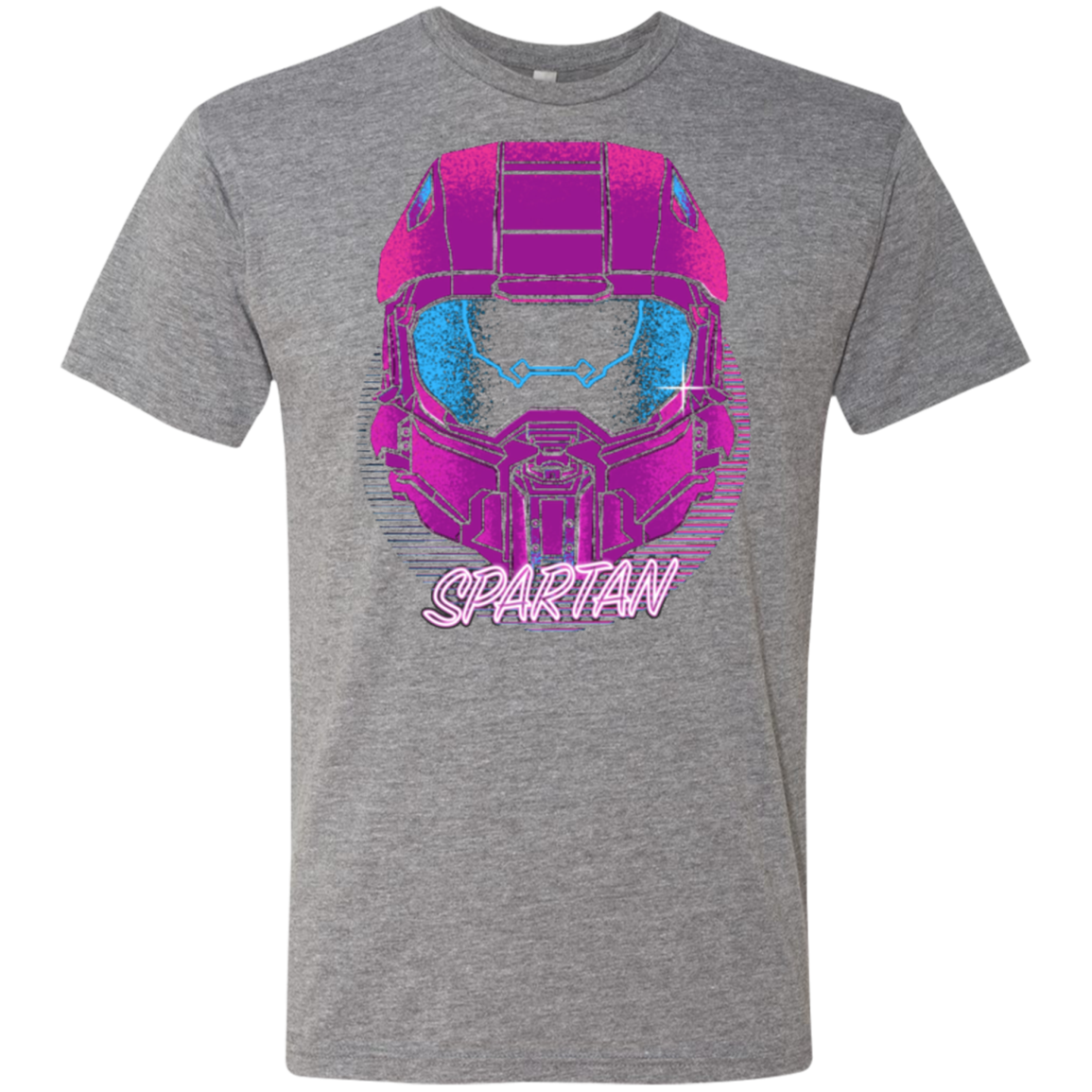 Spartan Helmet 80's Men's Triblend T-Shirt