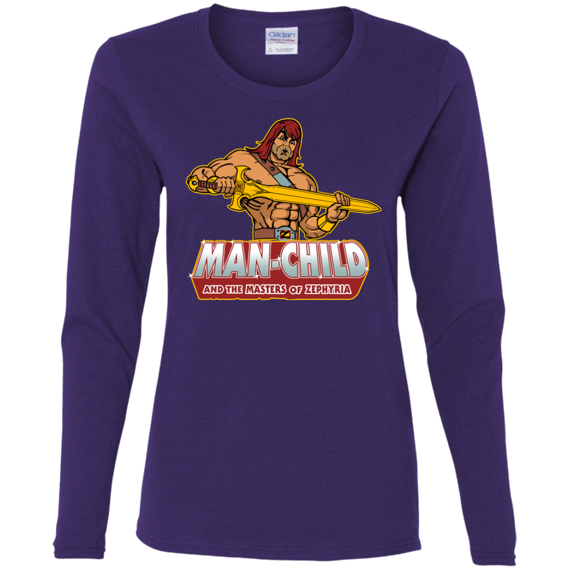 Man Child Women's Long Sleeve T-Shirt