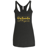 Oxfords Not Brogues Women's Triblend Racerback Tank