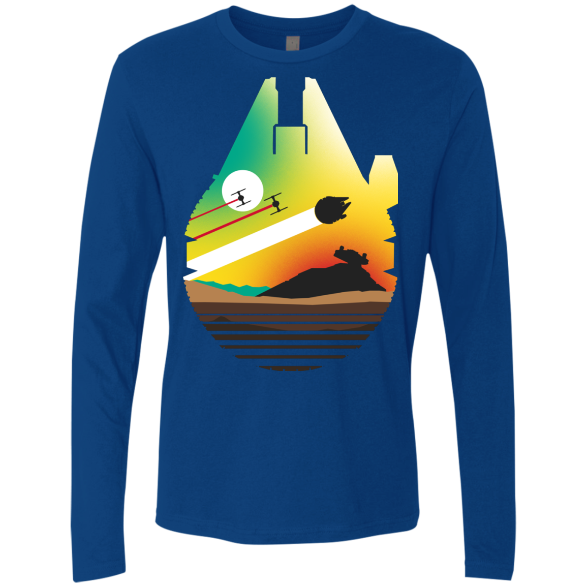 Escape from Desert Planet Men's Premium Long Sleeve