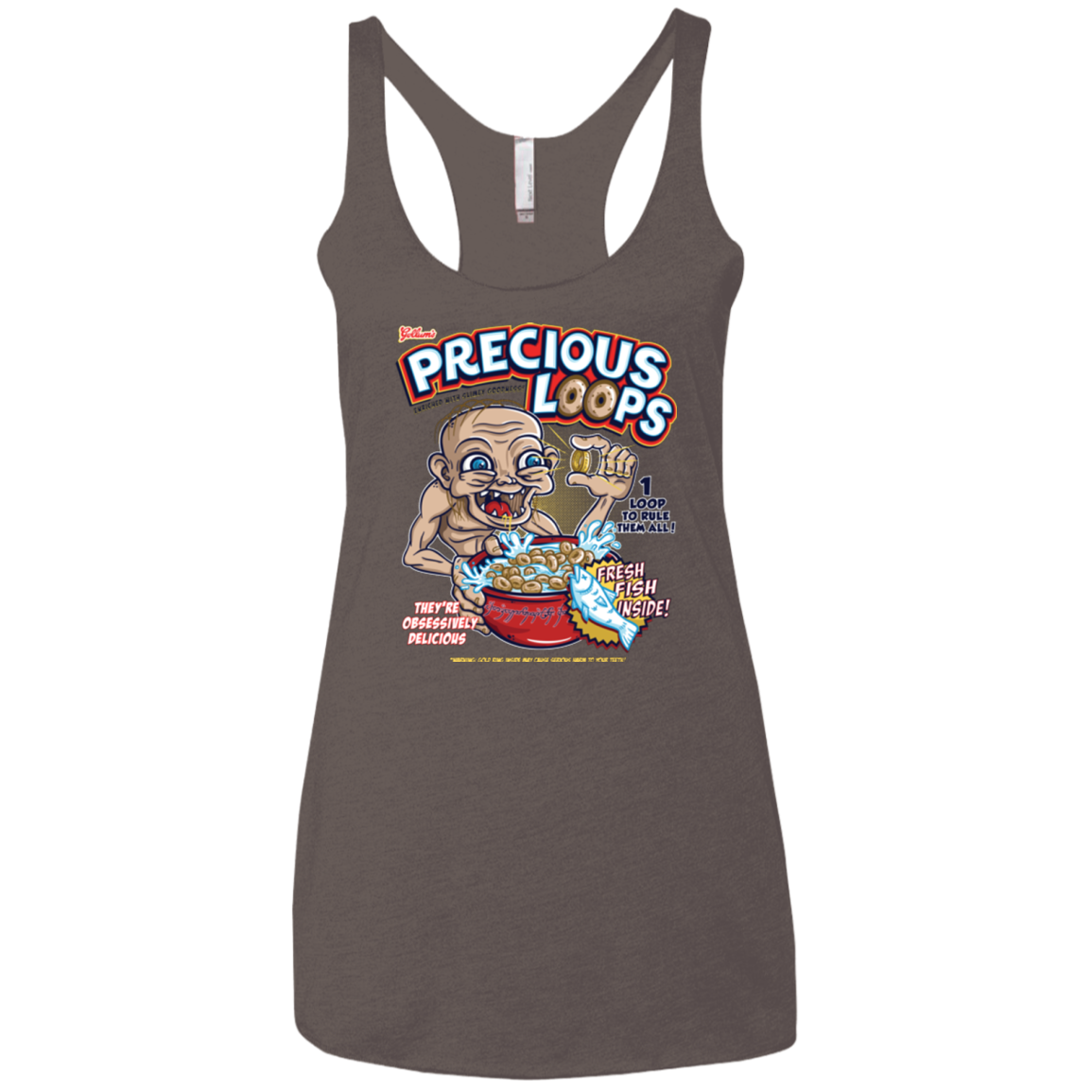 Precious Loops Women's Triblend Racerback Tank