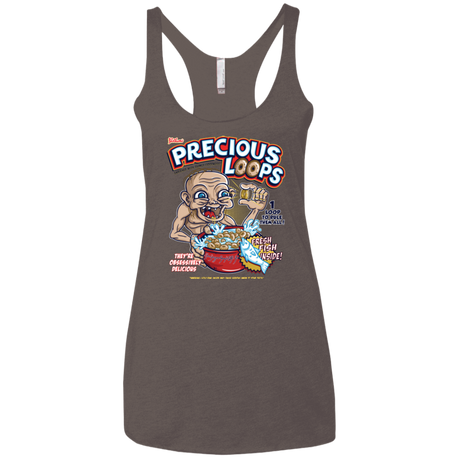 Precious Loops Women's Triblend Racerback Tank