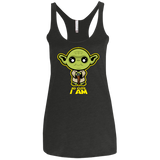 So Cute I Am Women's Triblend Racerback Tank