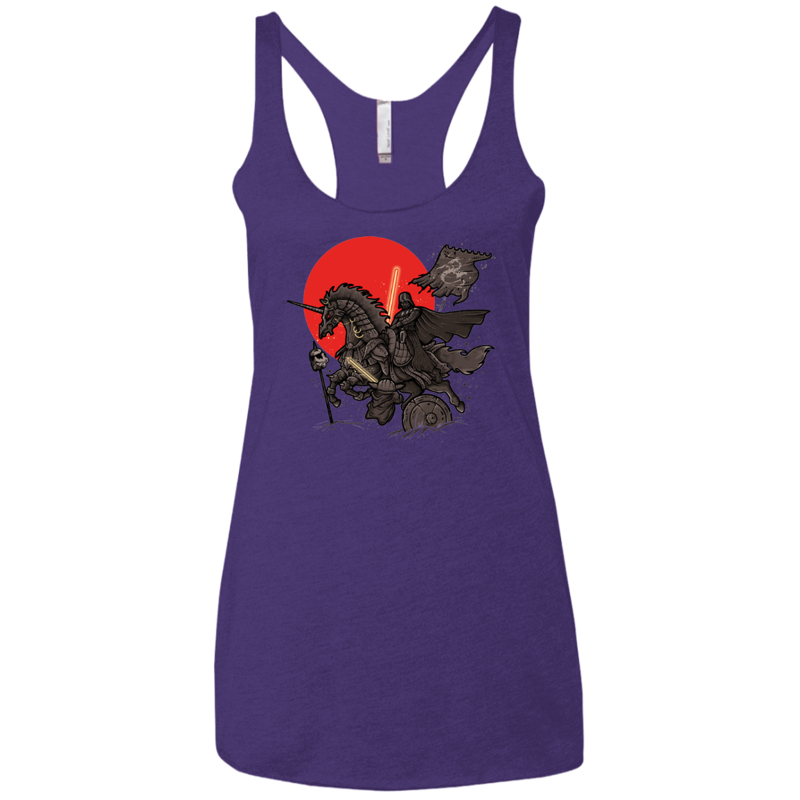 SAMURAI GALAXY Women's Triblend Racerback Tank