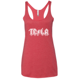 TESLA Women's Triblend Racerback Tank