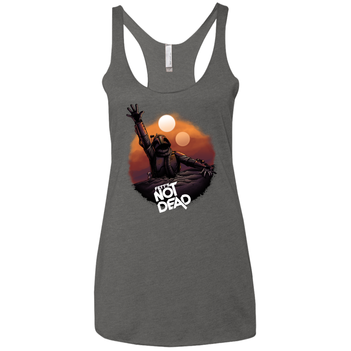 Back From The Pit Women's Triblend Racerback Tank