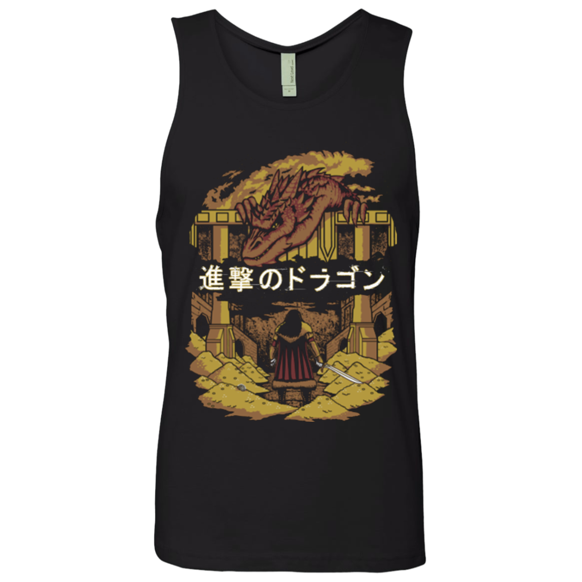 Attack on Dragon Men's Premium Tank Top