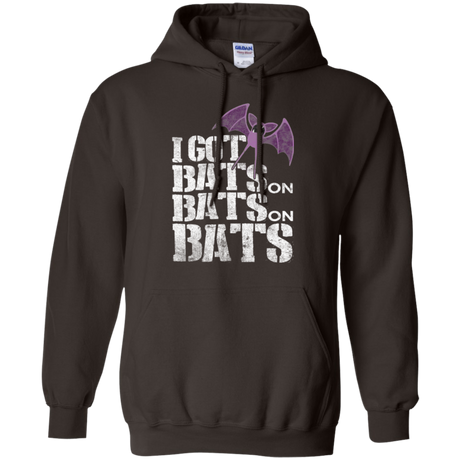 Bats on Bats on Bats Pullover Hoodie