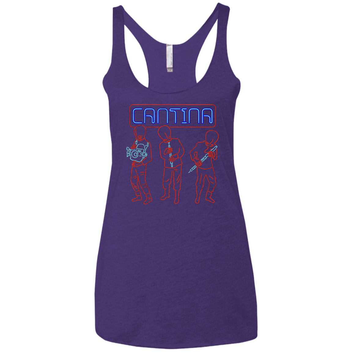 Cantina Bar Women's Triblend Racerback Tank