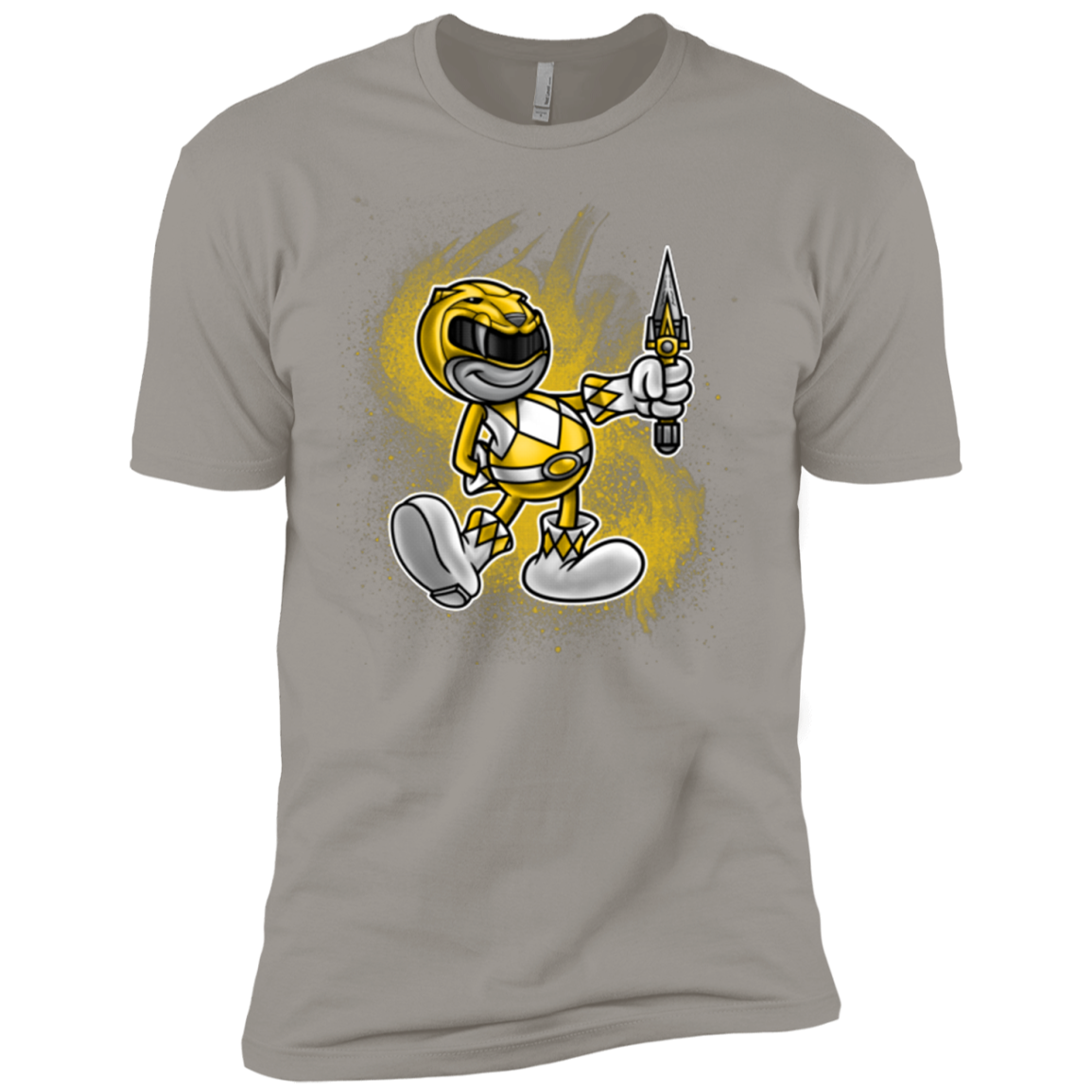 Yellow Ranger Artwork Boys Premium T-Shirt