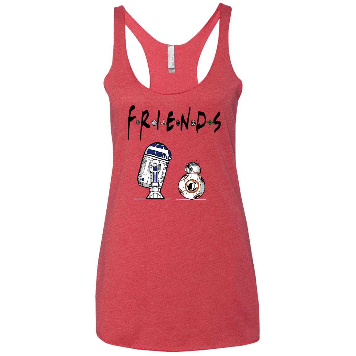 Droid Friends Women's Triblend Racerback Tank