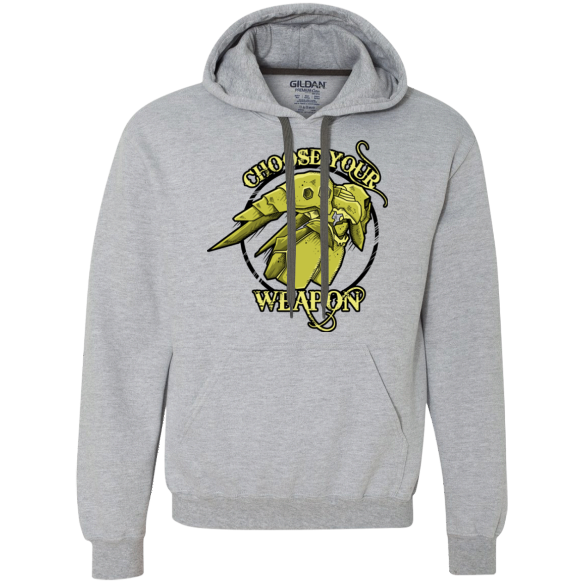 CHOOSE YOUR WEAPON Premium Fleece Hoodie