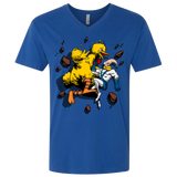 Big Bird and Worm Men's Premium V-Neck