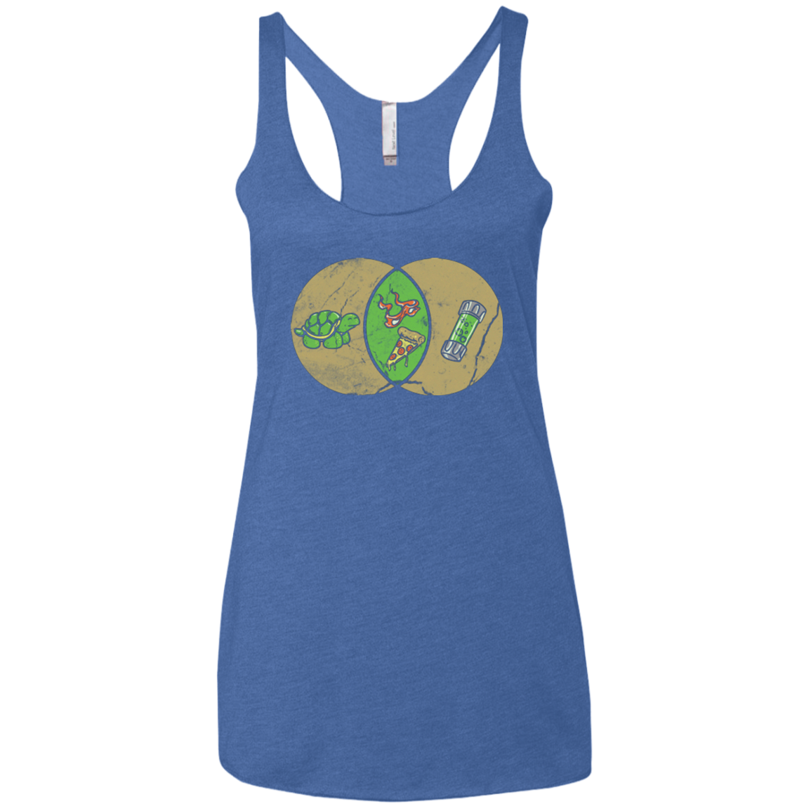 Mikey Diagram Women's Triblend Racerback Tank