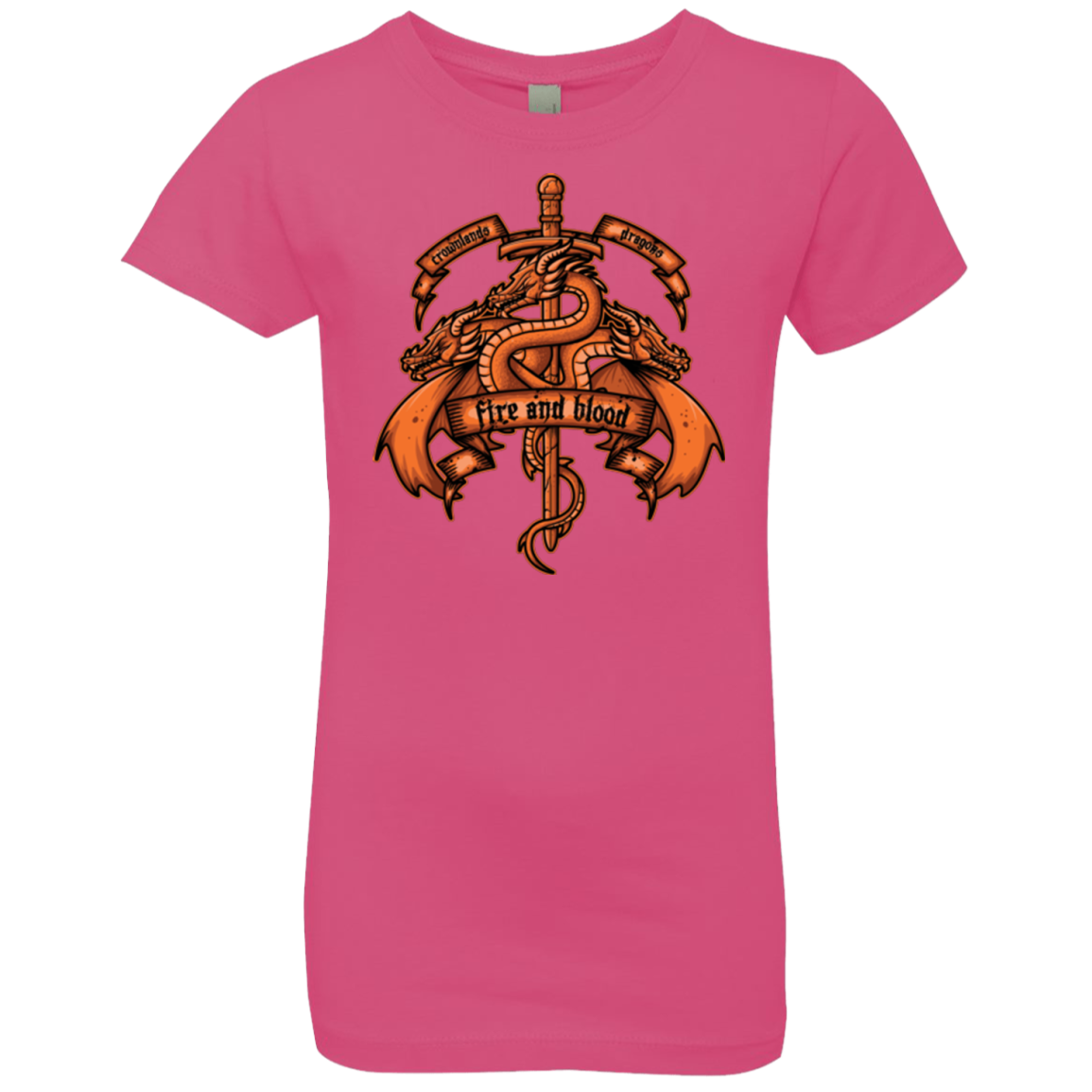 FIRE AND BLOOD Girls Premium T-Shirt