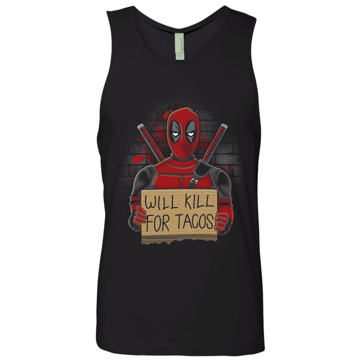 Will Kill for Tacos Men's Premium Tank Top