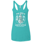 White Lotus Women's Triblend Racerback Tank