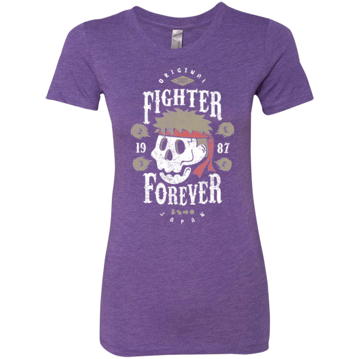 Fighter Forever Ryu Women's Triblend T-Shirt