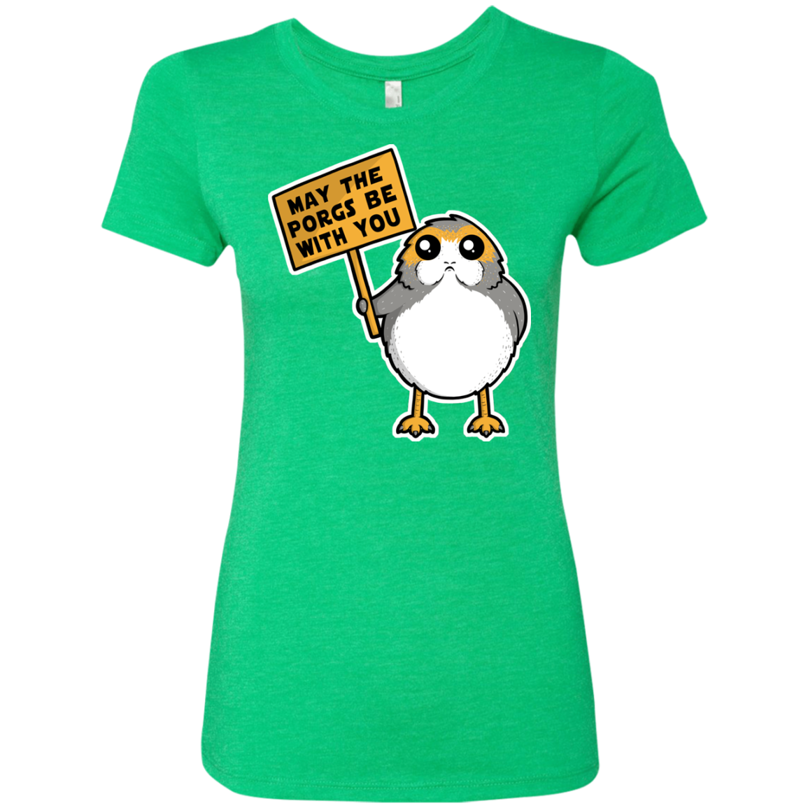 May The Porgs Be With You Women's Triblend T-Shirt