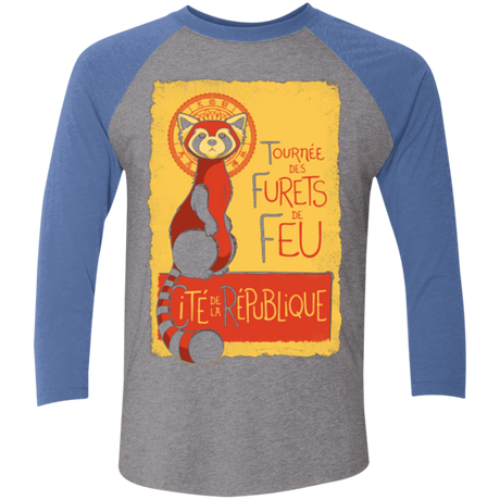 Les Furets de Feu Triblend 3/4 Sleeve