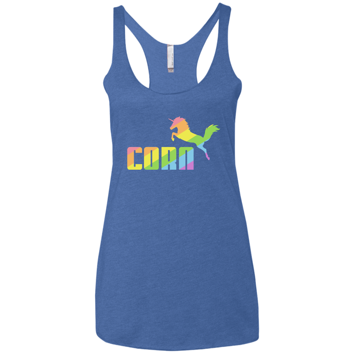 Corn Women's Triblend Racerback Tank