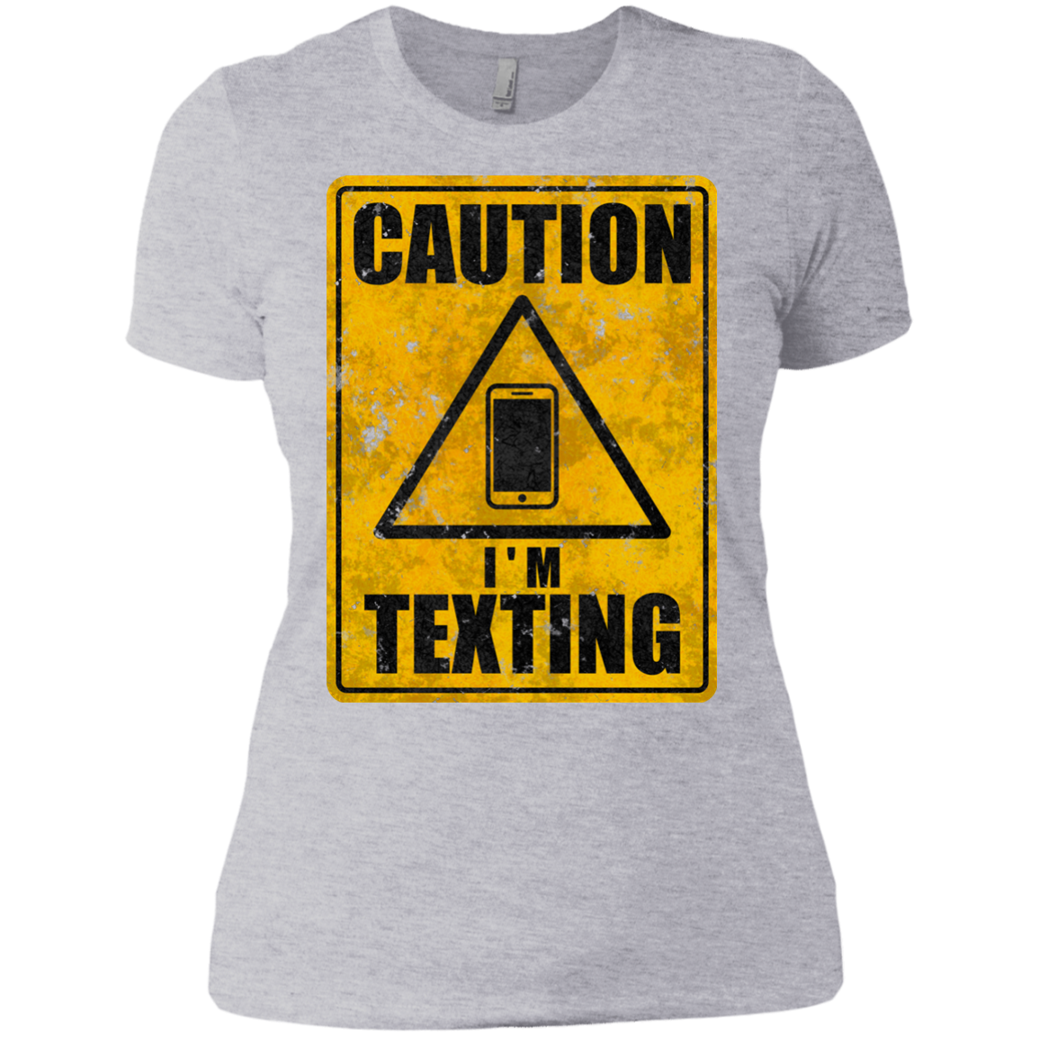 Caution I'm Texting Women's Premium T-Shirt