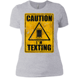 Caution I'm Texting Women's Premium T-Shirt