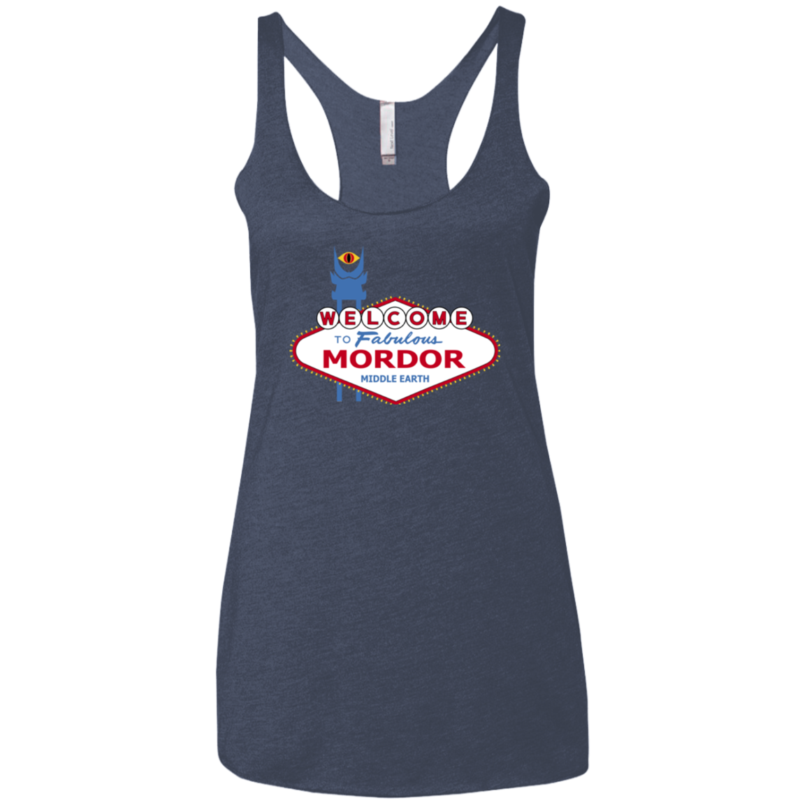 Viva Mordor Women's Triblend Racerback Tank