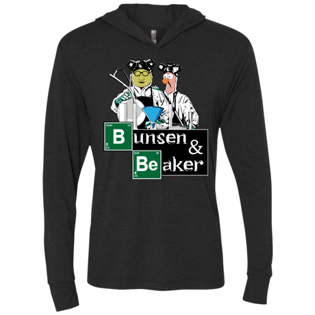 Bunsen & Beaker Triblend Long Sleeve Hoodie Tee
