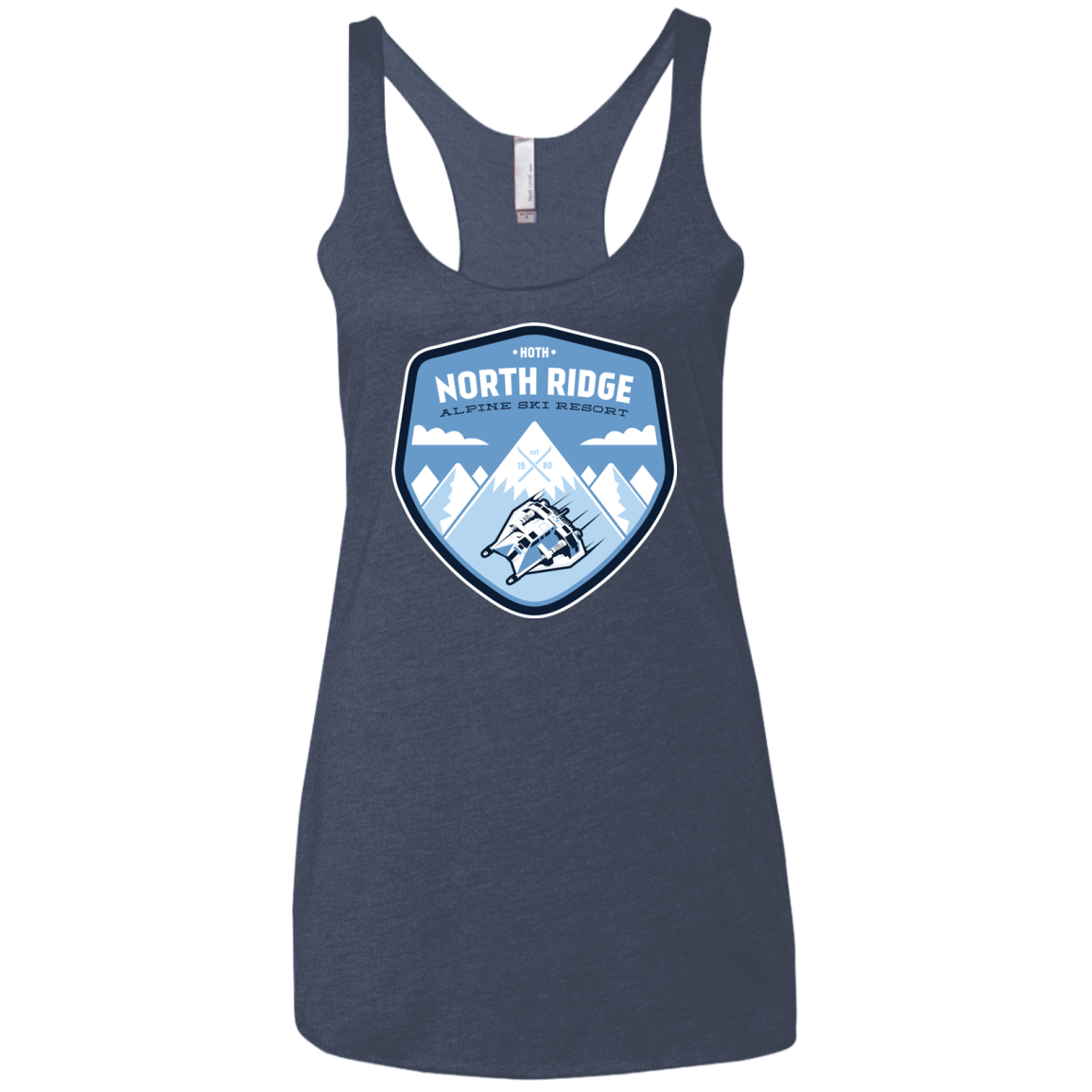 North Ridge Ski Resort Women's Triblend Racerback Tank