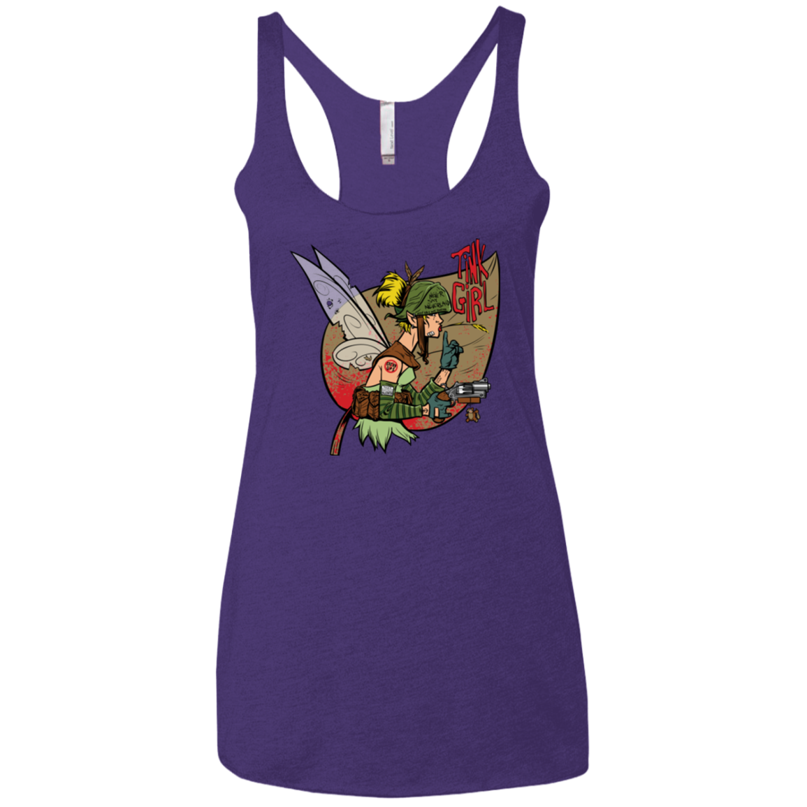 Tink Girl Women's Triblend Racerback Tank