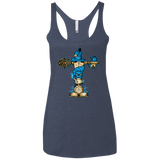 Wonderland Totem Women's Triblend Racerback Tank