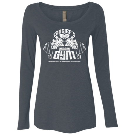 Zangief Gym Women's Triblend Long Sleeve Shirt