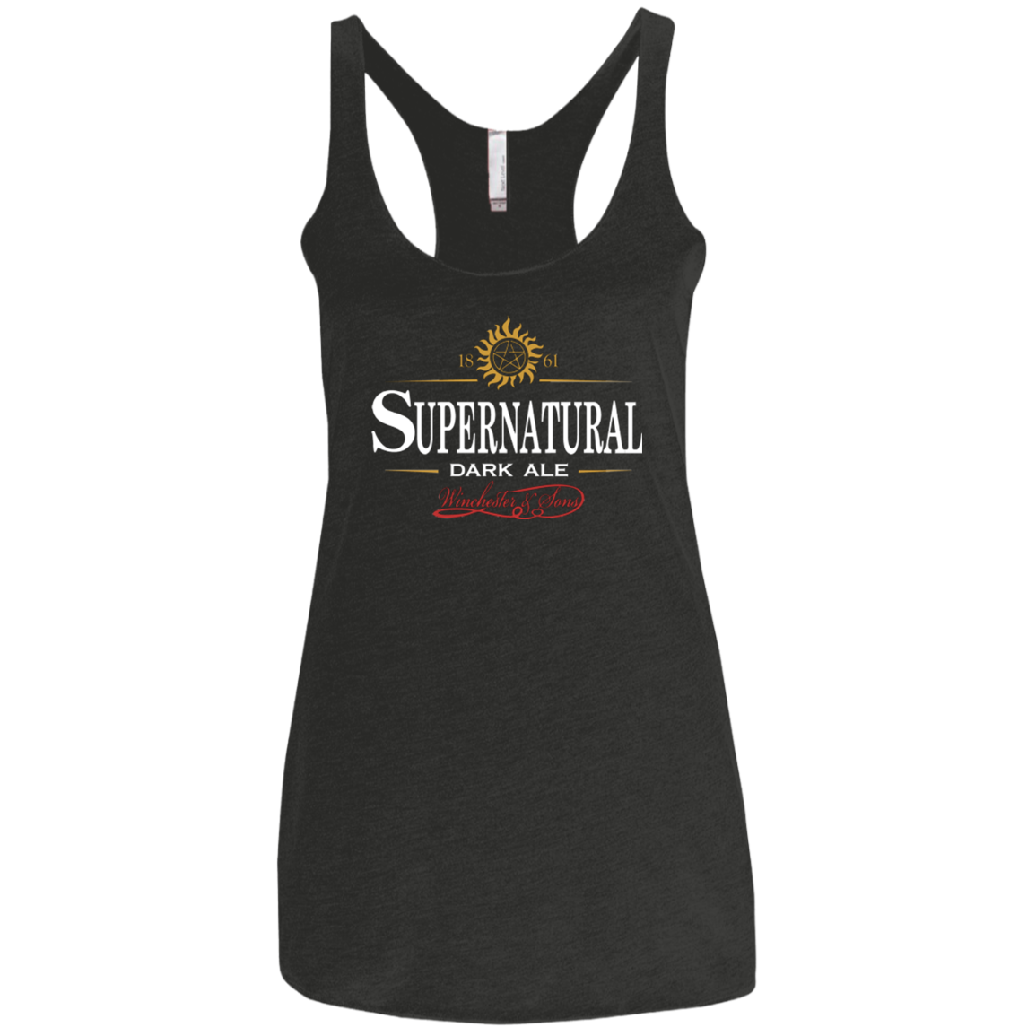 Supernatural Stout Women's Triblend Racerback Tank