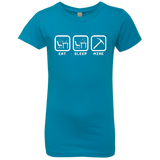 Eat Sleep Mine Girls Premium T-Shirt